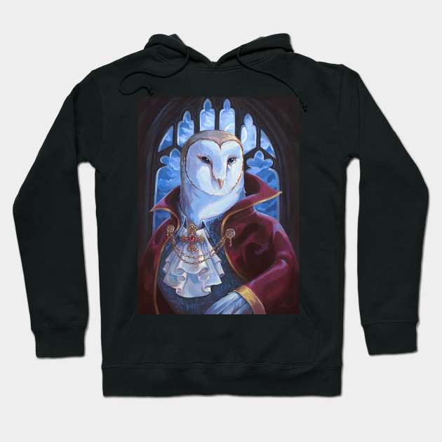 Owl Lord Hoodie by Lisa LaRose Art